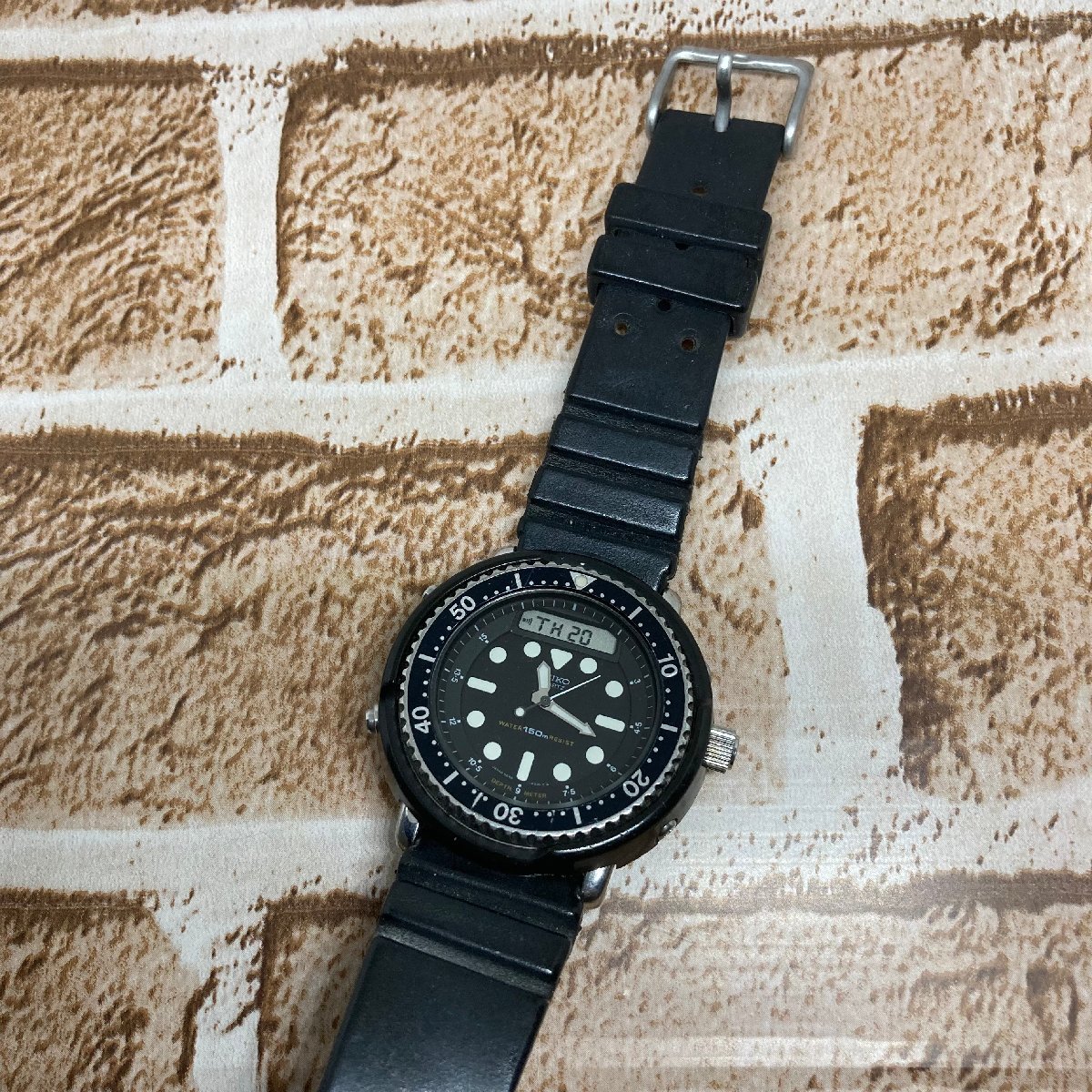 ◇稼働品◇良品◇希少◇ SEIKO セイコー QZ H558-5000 ハイブリッド 