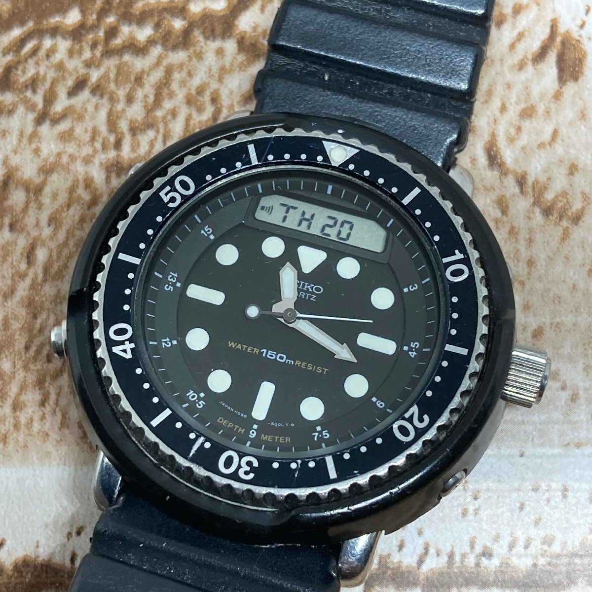 SEIKO H558-5000 セイコー Yahoo!オークション - 「seiko Arnie Black 