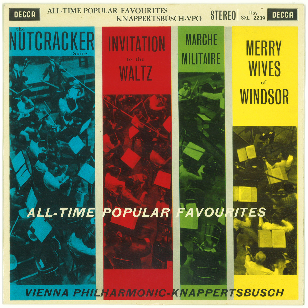 英Decca SXL2239　ポピュラー・フェイヴァリッツ　クナッパーツブッシュ 英Decca SXL2239 「ALL-TIME POPULAR FAVOURITES」 クナッパーツ