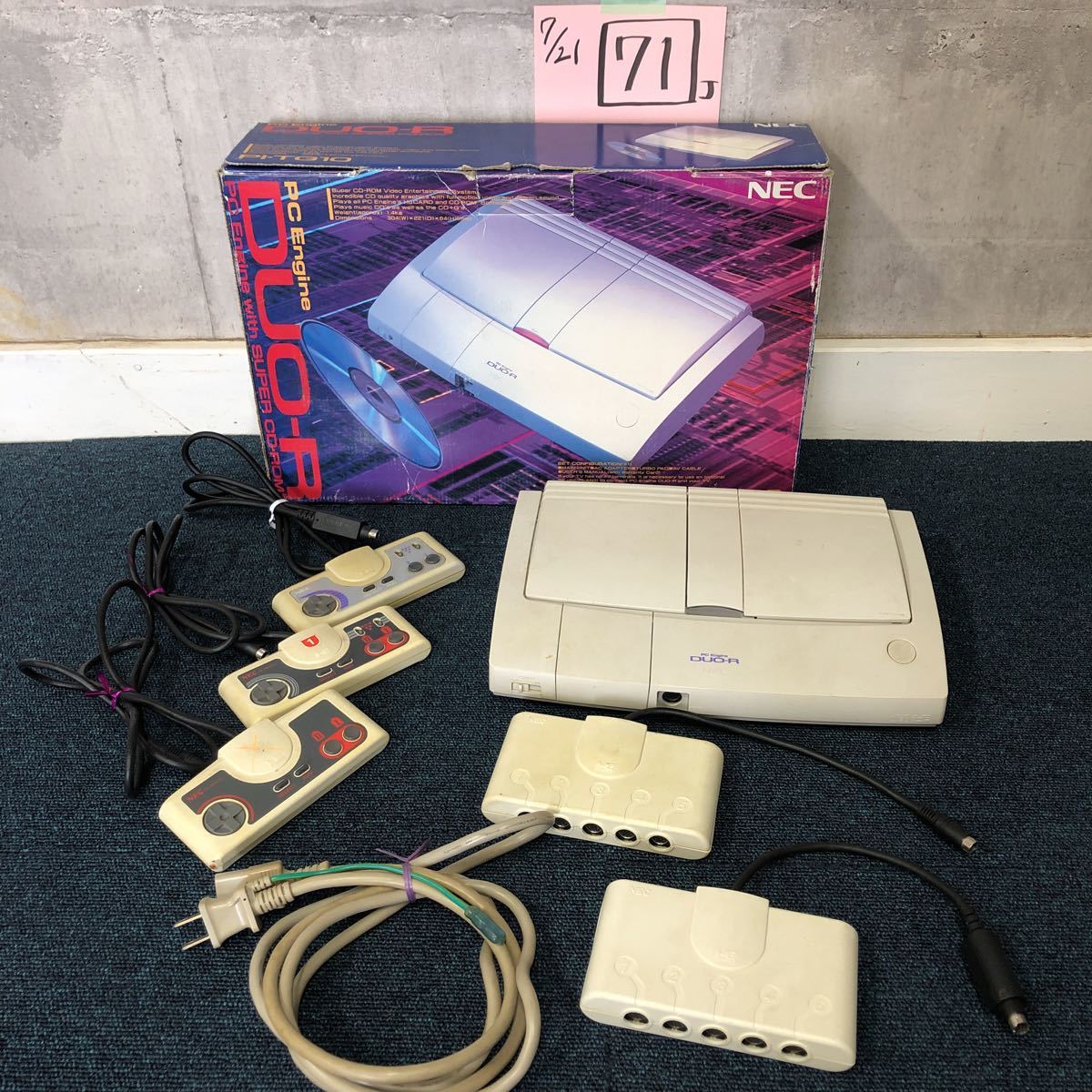 [jec]DUO-R PCエンジン DUO PI-TG10 コントローラー3つ 箱付き 取説無し 