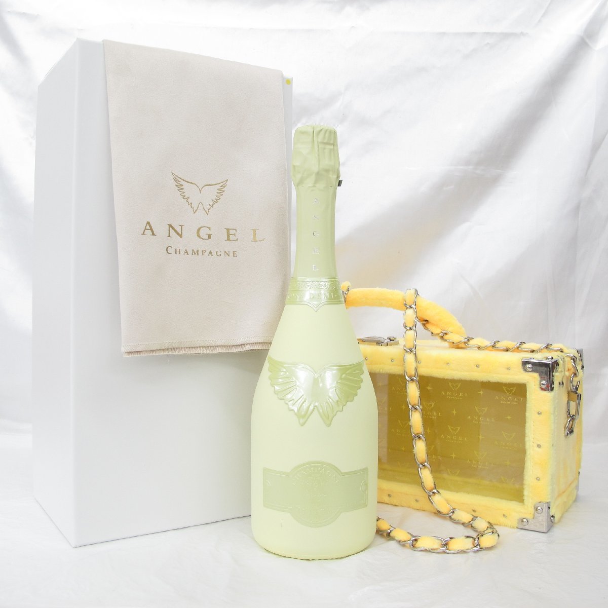 未開栓】ANGEL シャンパン ヘイロー イエロー 750ml 専用ケース付
