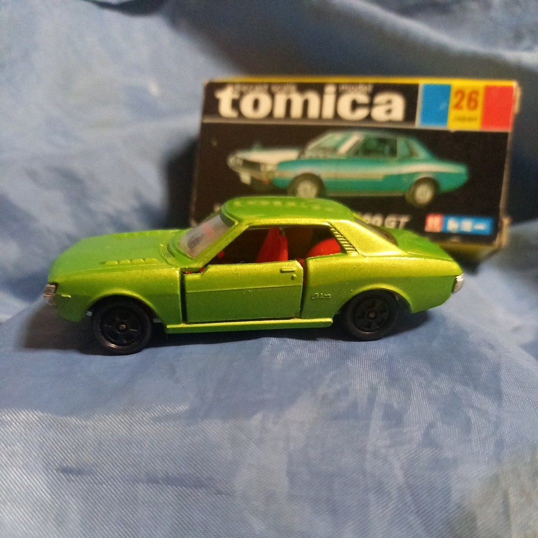 TOMMY トミカ トヨタ セリカ 1600 GT 26 黒箱 絶版 日本製 - 黒箱 トミカ26