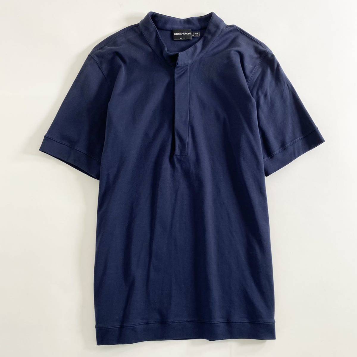 イタリア製 GIORGIO ARMANI バンドカラー ジャケット ジャケット・アウター
