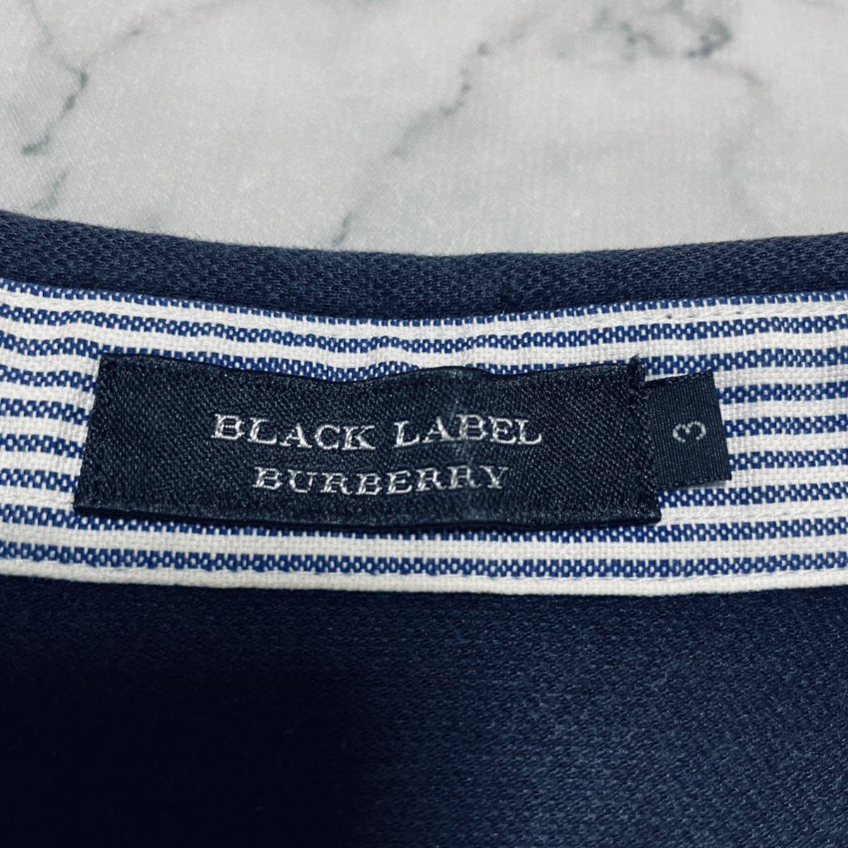 バーバリーブラックレーベル BURBERRY BLACK LABEL 半袖 ポロシャツ 