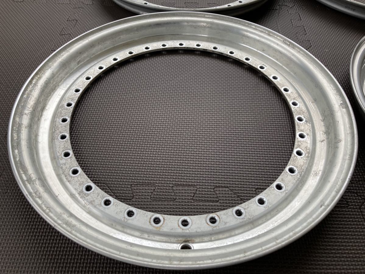 BBS 16inch 1.0J 流行ら 純正アウターリップ2枚③