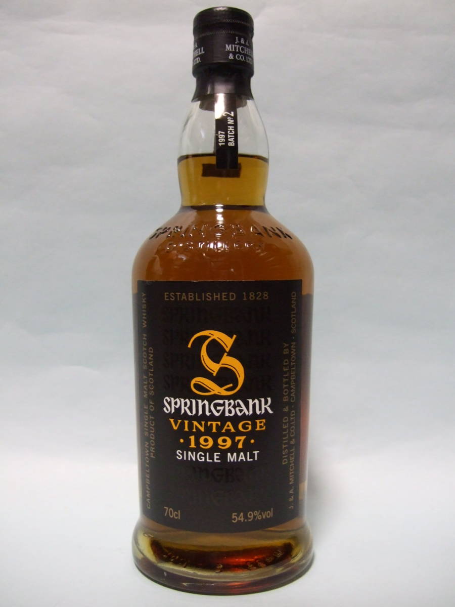 レア SPRINGBANK スプリングバンク 1997 ヴィンテージ バッチNo.2
