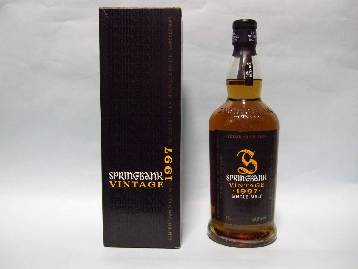 レア SPRINGBANK スプリングバンク 1997 ヴィンテージ バッチNo.2