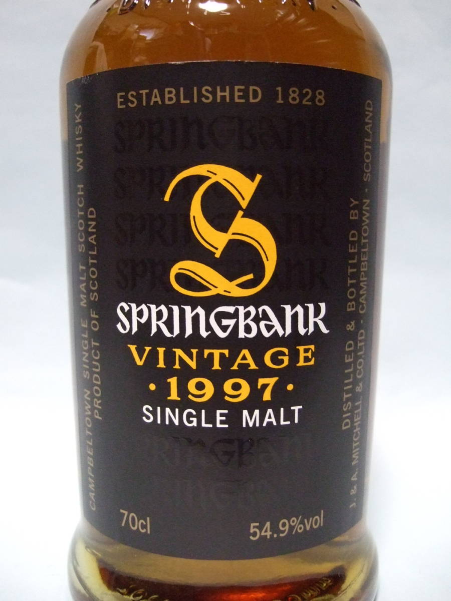 レア SPRINGBANK スプリングバンク 1997 ヴィンテージ バッチNo.2