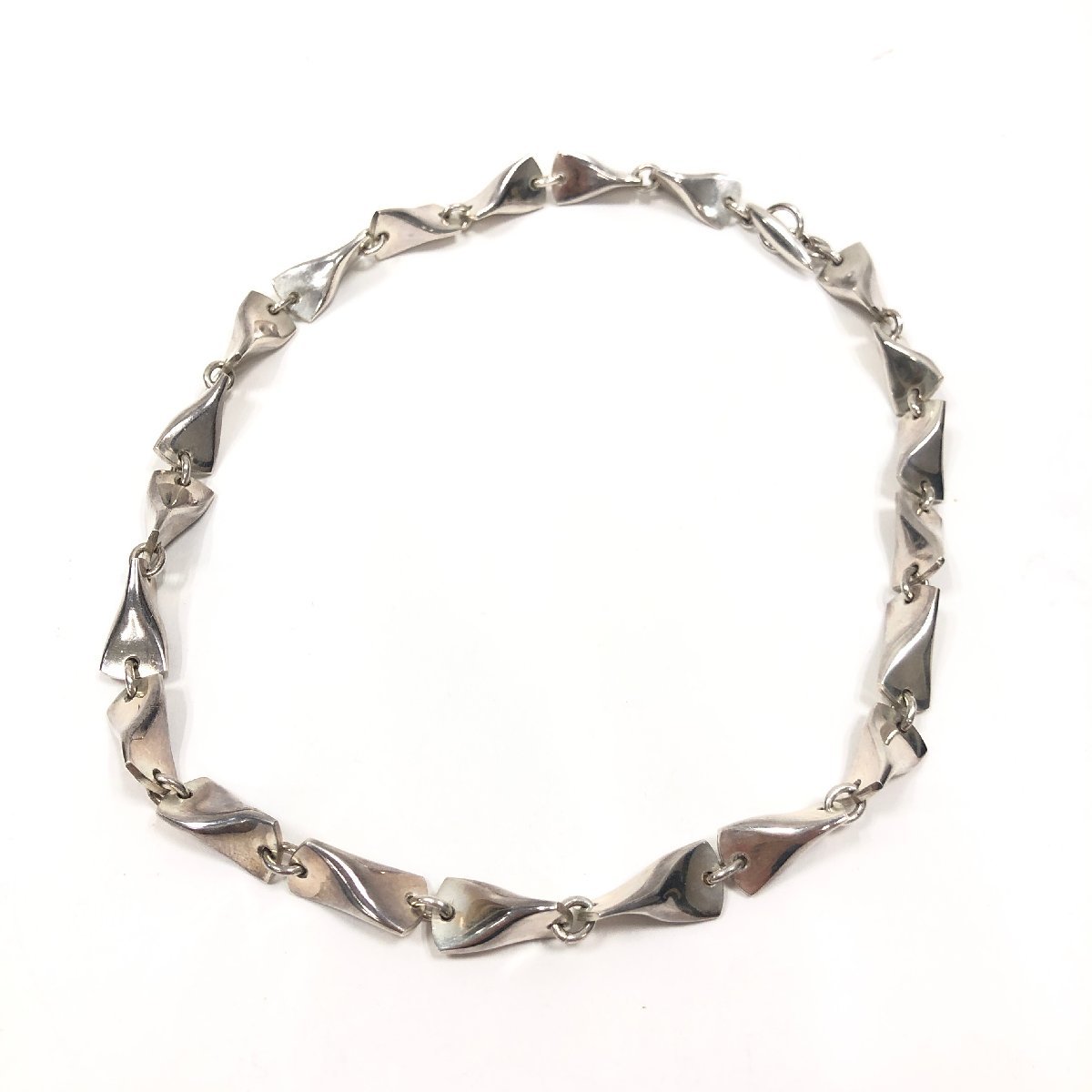 ◇ジョージジェンセン◇清掃消毒済 2002年 ネックレス Ag925 12.32 GEORG JENSEN ジョージジェンセン バタフライ ネックレス 104 A