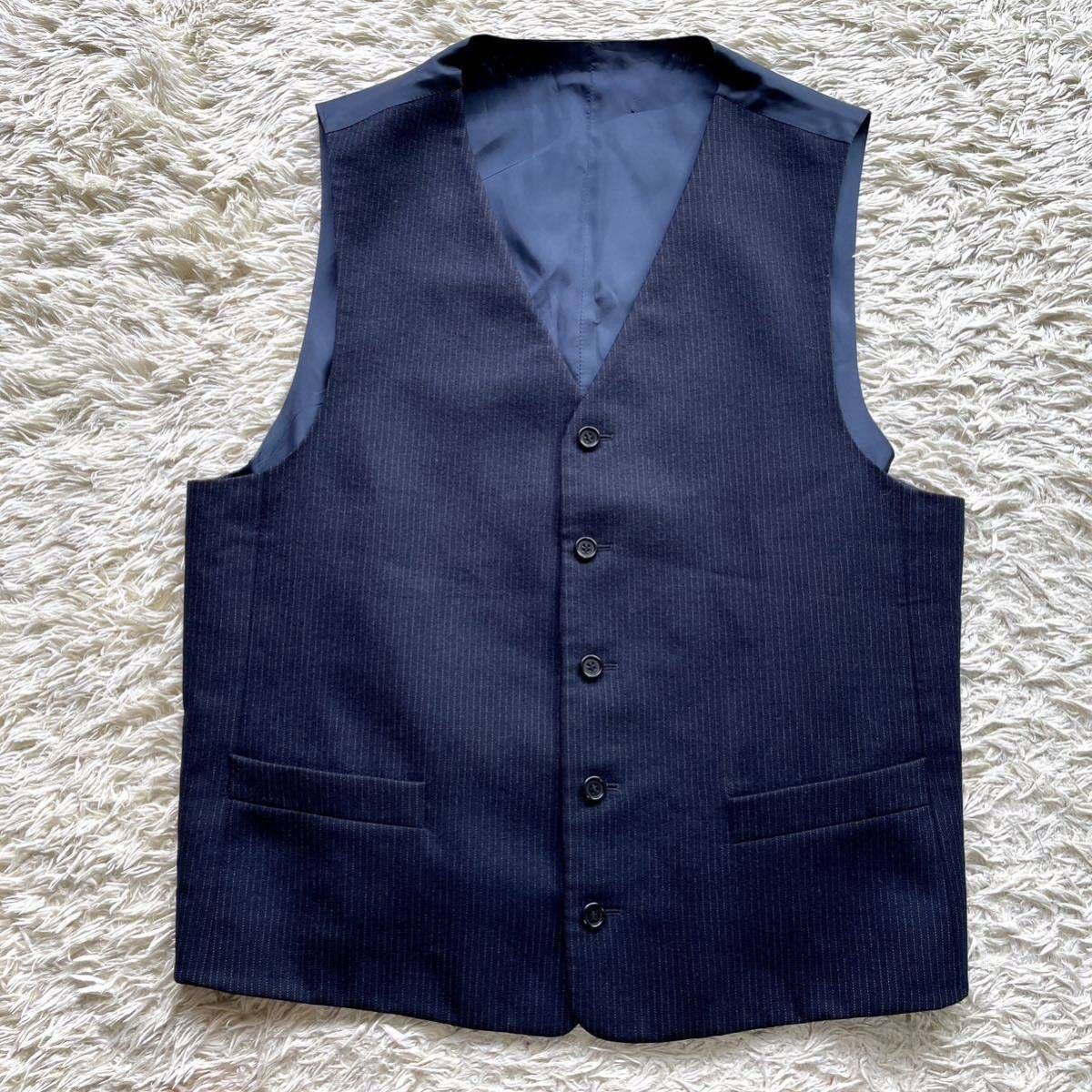 希少Lサイズ!! ヒューゴボス 2ピース HUGO BOSS スーツ カシミヤウール 