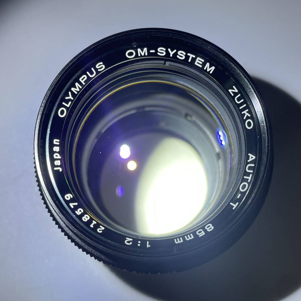 ☆A OLYMPUS OM-SYSTEM ZUIKO AUTO-T 85mm F2 カメラレンズ 単焦点