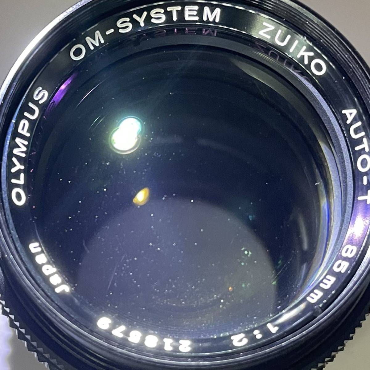☆A OLYMPUS OM-SYSTEM ZUIKO AUTO-T 85mm F2 カメラレンズ 単焦点