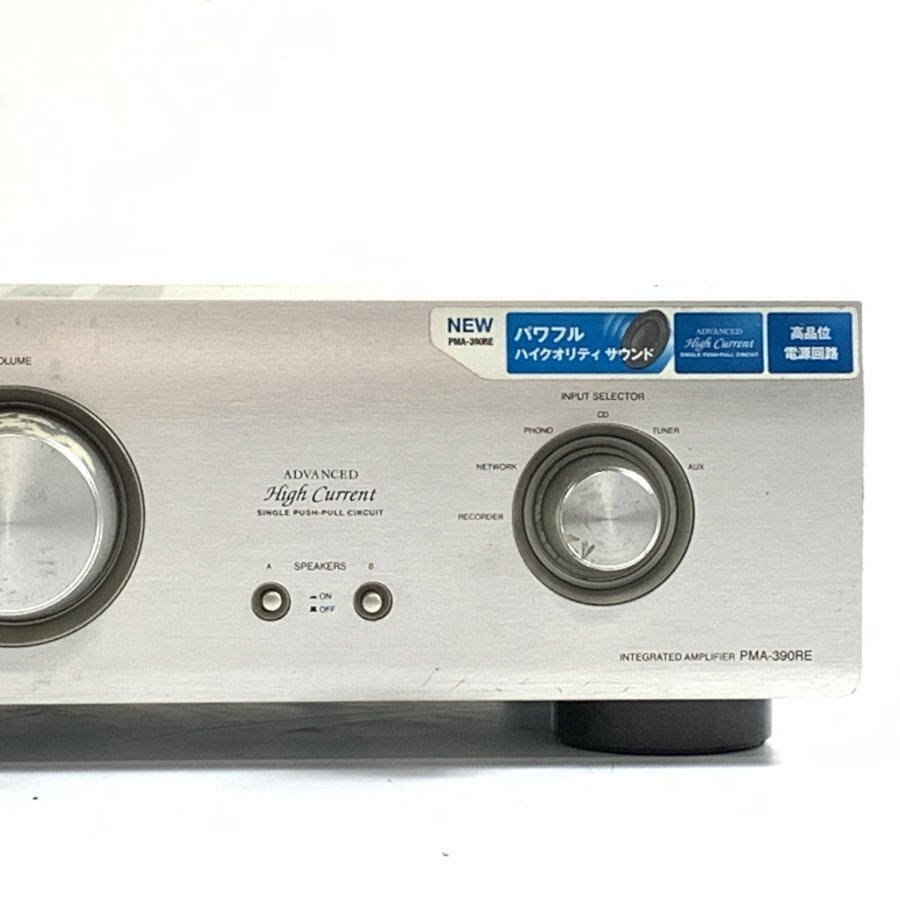 DENON デノン PMA-390RE プリメインアンプ 定格出力50W+50W(8時)◇現状品
