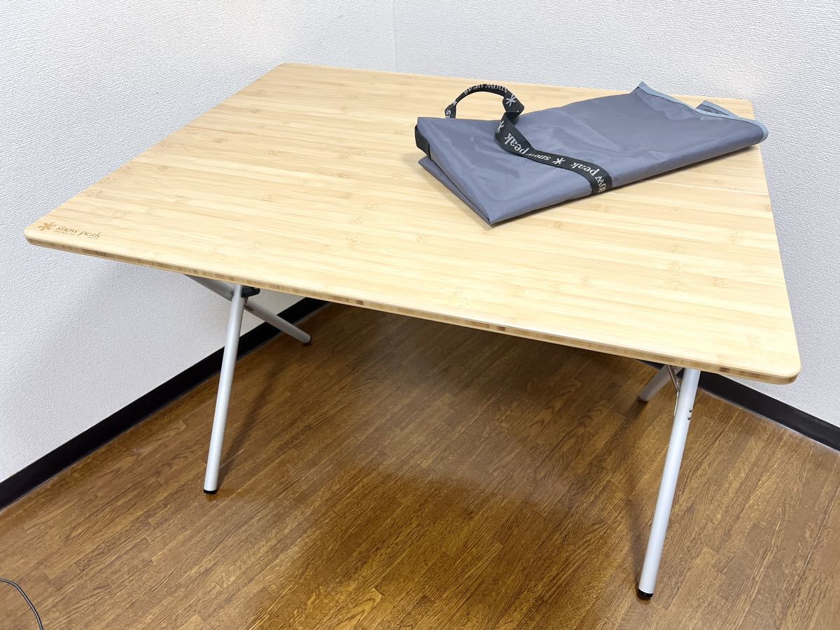 snow peak スノーピーク ワンアクションテーブル竹 LV-010TR 室内使用