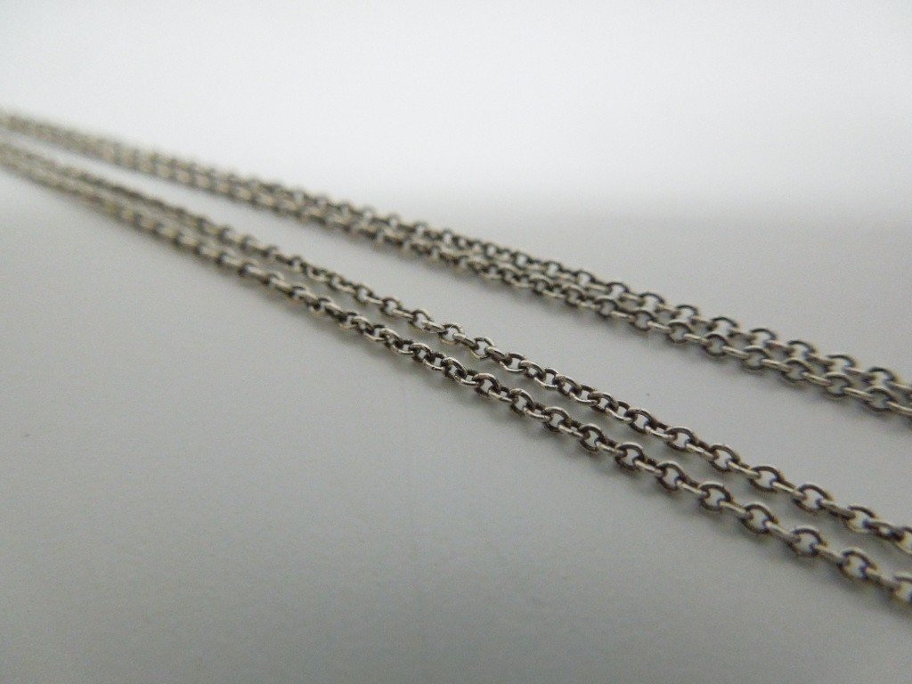 0013 TIFFANY&Co. ティファニー ネックレス ラウンドロック 1837 1P