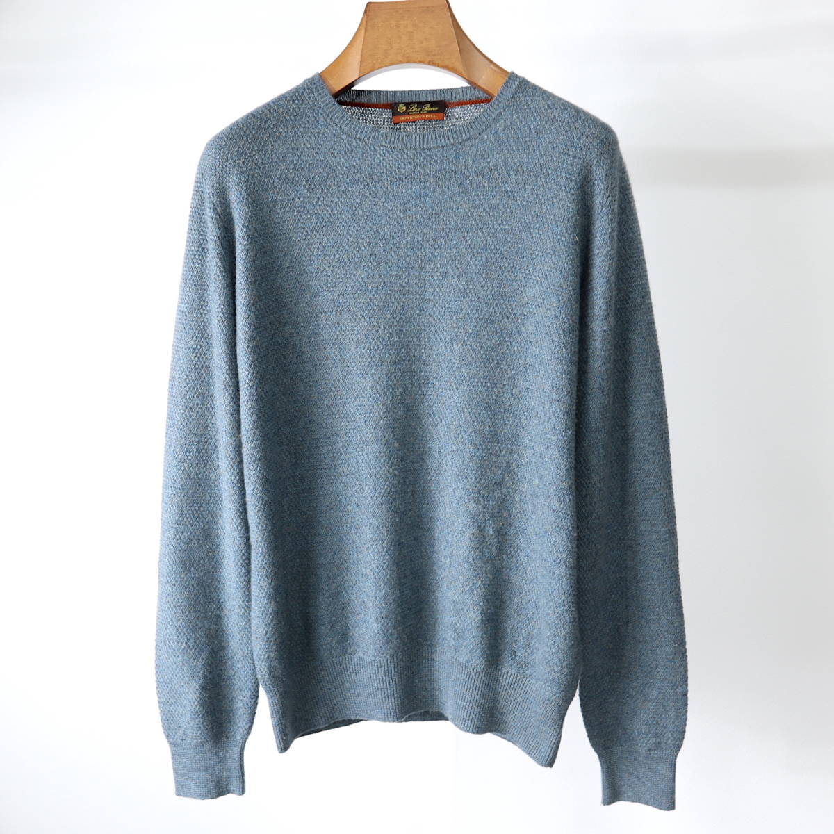 3-YF098 ロロピアーナ Loro Piana カシミア クルーネック ニット