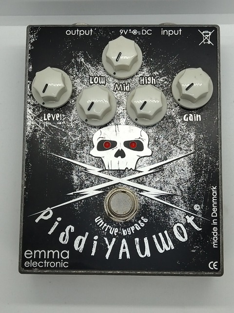 【1円スタート】 EMMA ( エマ ) / PisdiYAUwot ギター用エフェクター ディストーション