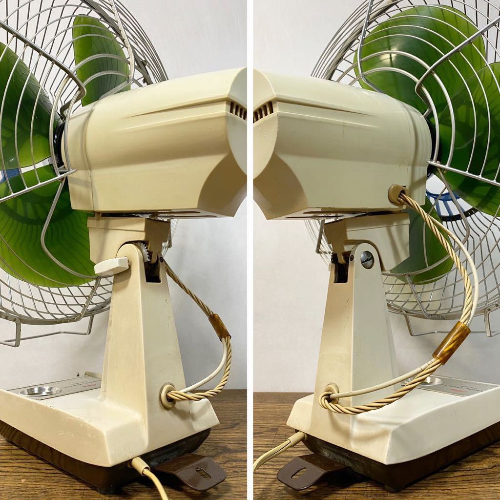 TOSHIBA CRYSTAL ZEPHYR PA-30L 30cm 4枚羽根 緑 グリーン 昭和レトロ