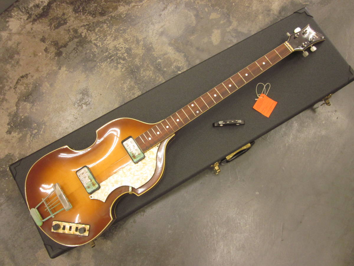 ジャンク品☆ドイツ製 Hofner ヘフナー 500/1 バイオリンベース 