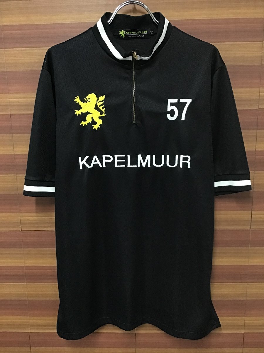 GY723 カペルミュール KAPELMUUR 半袖 サイクルジャージ 黒 3L 【公式 