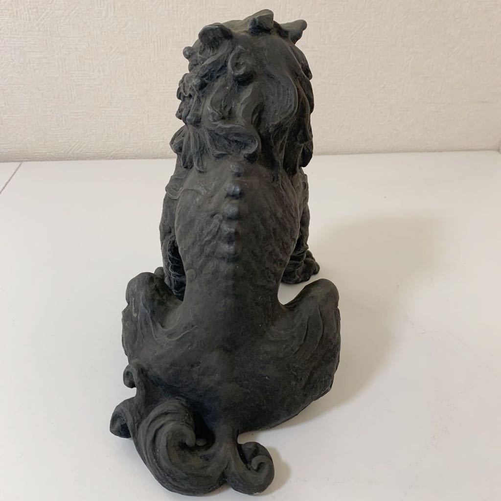 鉄製 獅子 狛犬 彫刻 オブジェ 置物 インテリア 縁起物 人形