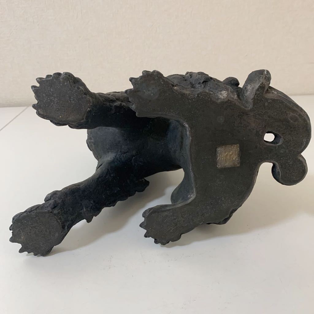 鉄製　獅子 置物 縁起物 彫刻 鉄製 獅子 狛犬 彫刻 オブジェ 置物 インテリア 縁起物 人形