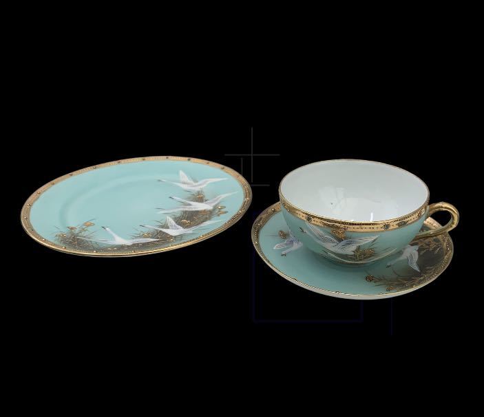 オールドノリタケ カップ&ソーサー プレート 皿 桐
