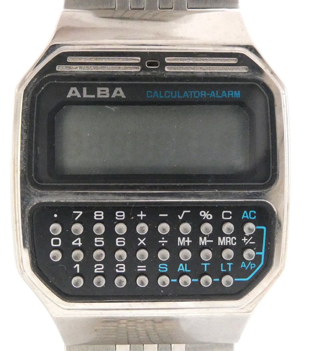 人気，セール 8 SEIKO セイコー ALBA アルバ CALCULATOR-ALARM カリキュレーターアラーム Y739-5000 クォーツ メンズ 腕時計(アルバ)｜売買されたオークション情報、yahooの商品情報をアーカイブ公開 - オークファン アルバ