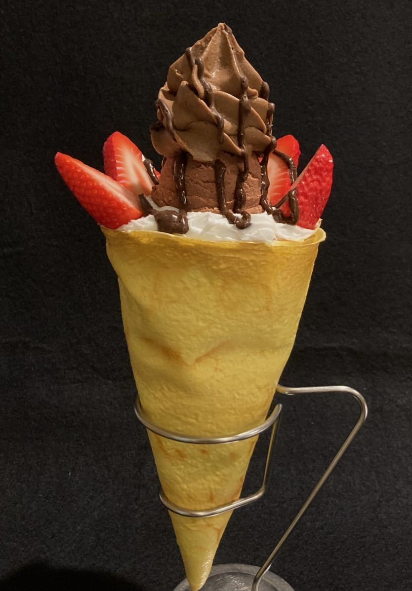 食品サンプル　縦巻きクレープ