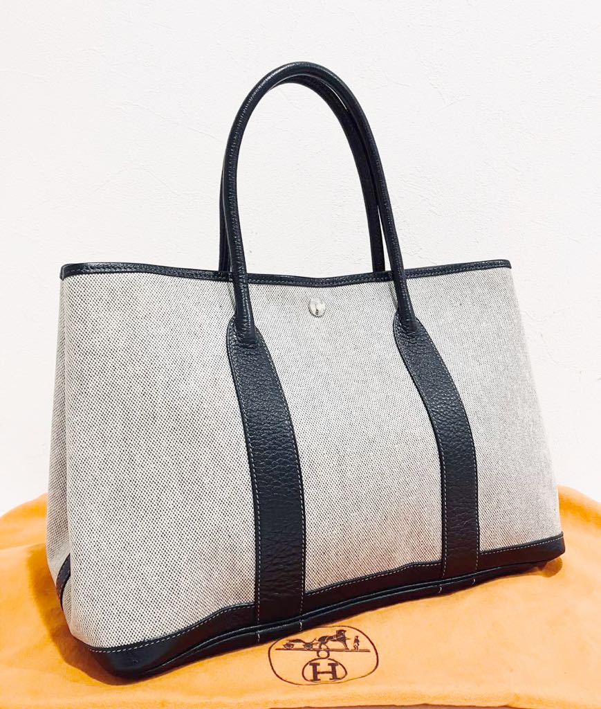 HERMES 極上美品 ガーデンパーテ PM トート バック Aランク エルメス バッグ