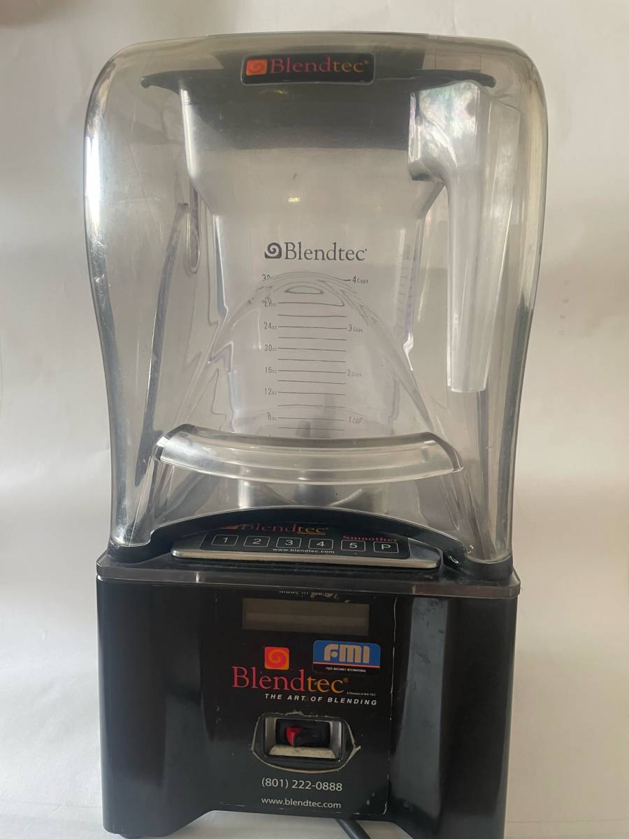 中古 Blendtec エフエムアイ 業務用 ミキサー スムージー 防音フード 