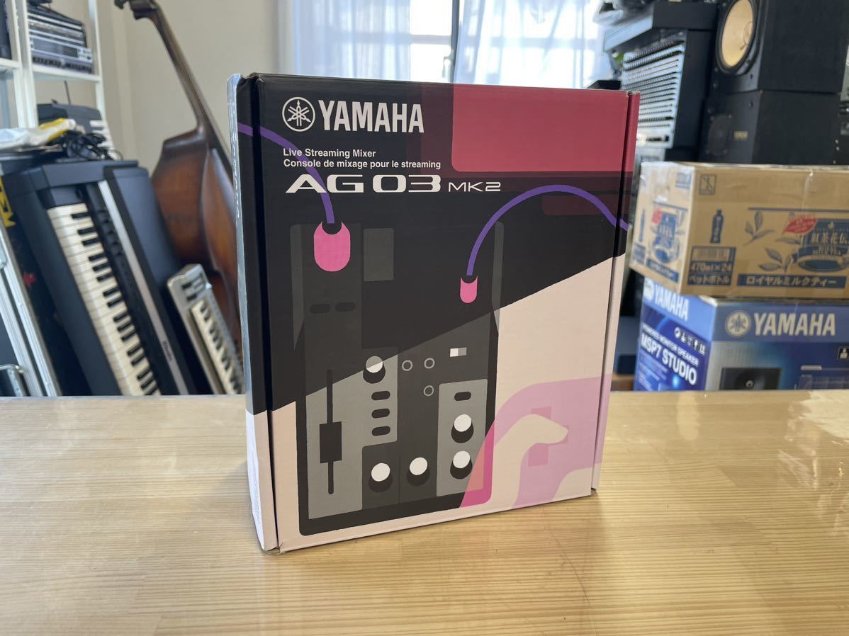 YAMAHA AG03 MK2 ヤマハ ライブストリーミング ミキサー 黒 箱付き 美 