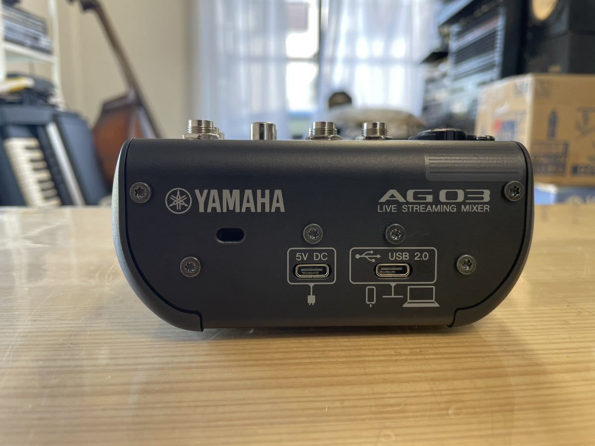 YAMAHA AG03 MK2 ヤマハ ライブストリーミング ミキサー 黒 箱付き 美 