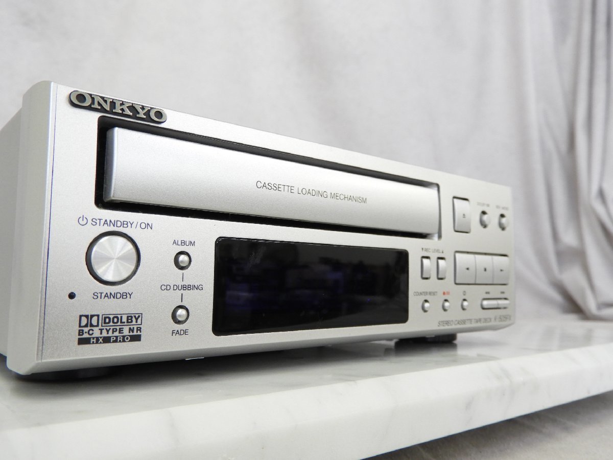 オーディオ機器 メンテ済み ONKYO K-505X カセットデッキ カセット