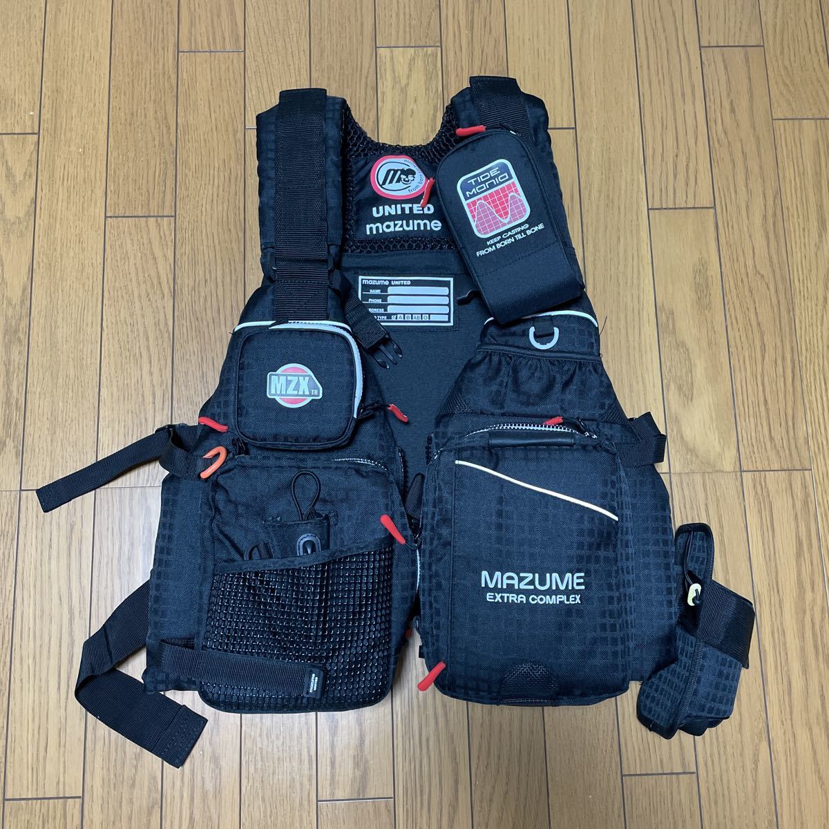 アピア ガネット GANNET G-198-PFD フィッシングベスト 黒 アピア