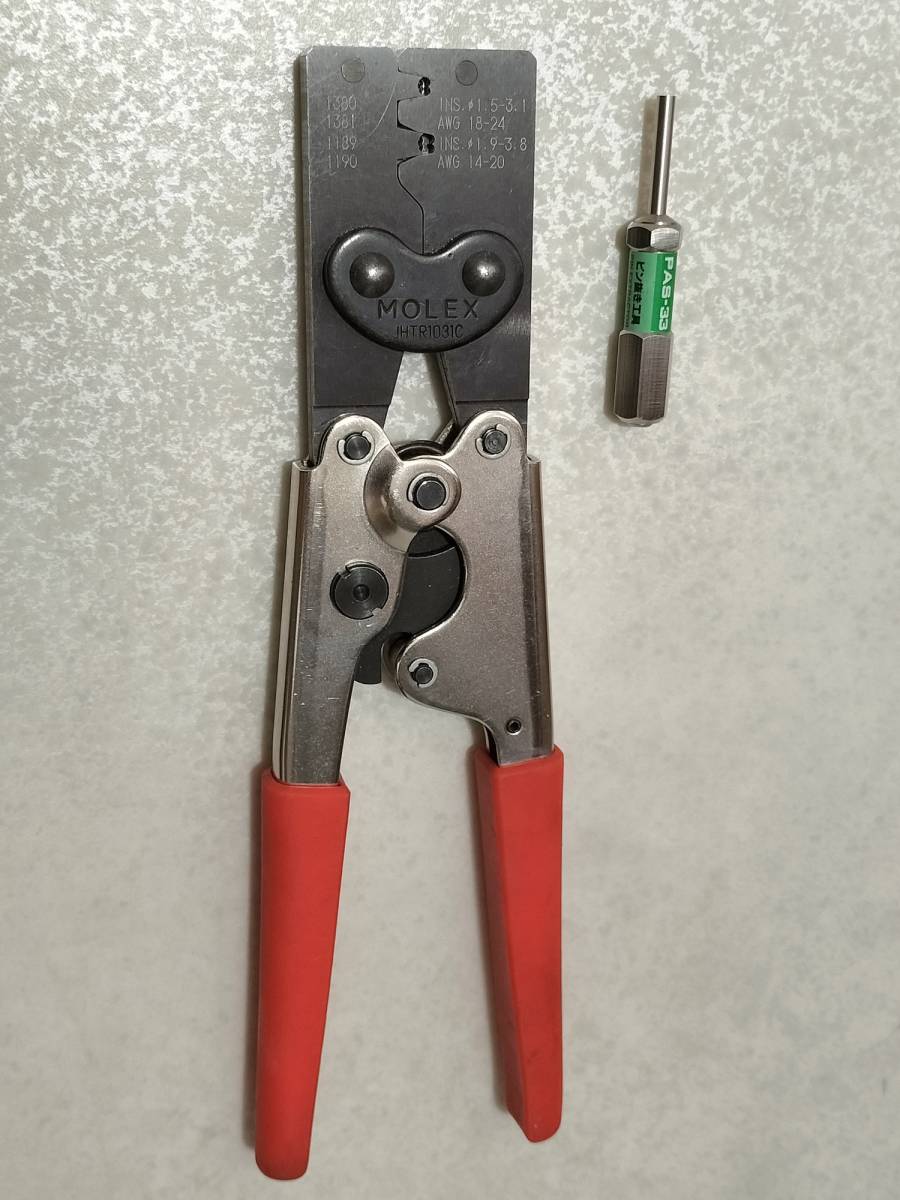 モレックス（molex）製圧着工具 JHTR1031C ピン抜き工具PAS-33