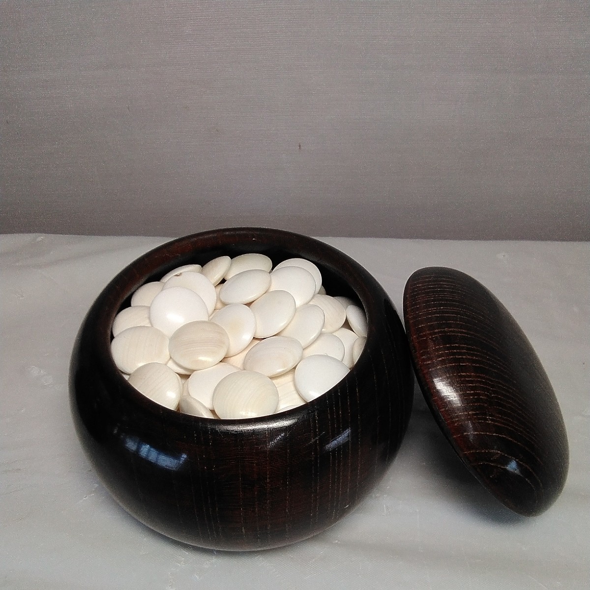 碁石 囲碁 碁笥 蛤碁石 那智黒 34号 桜特大 白180 黒181 碁石