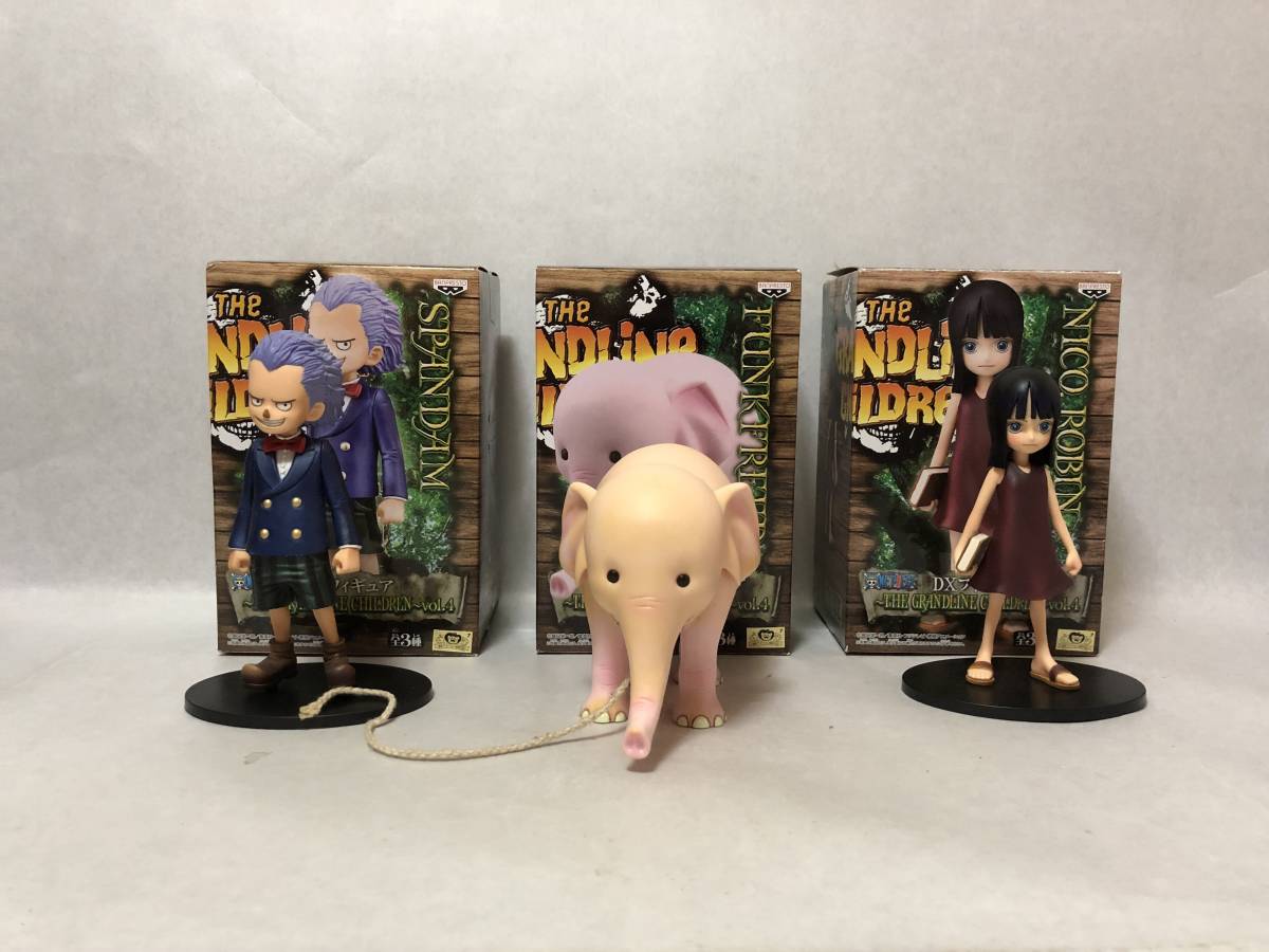 開封品 ONEPIECE ワンピース フィギュア ルフィー ゾロ サンジ ナミ 