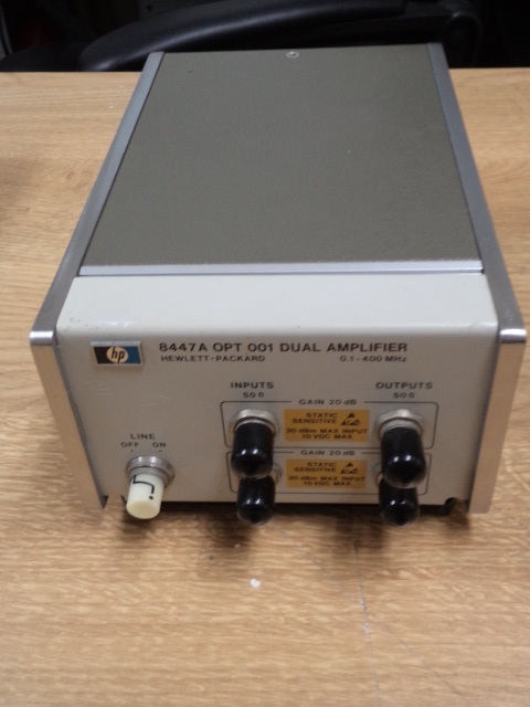 hp ヒューレットパッカード 8447A OPT 001 DUAL AMPLIFIER 0.1-400MHz