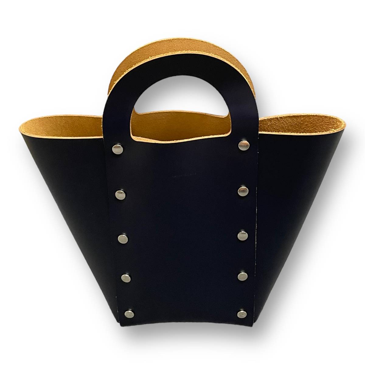Hender Scheme レザー スタッズ付きトートバッグ エンダースキーマ 