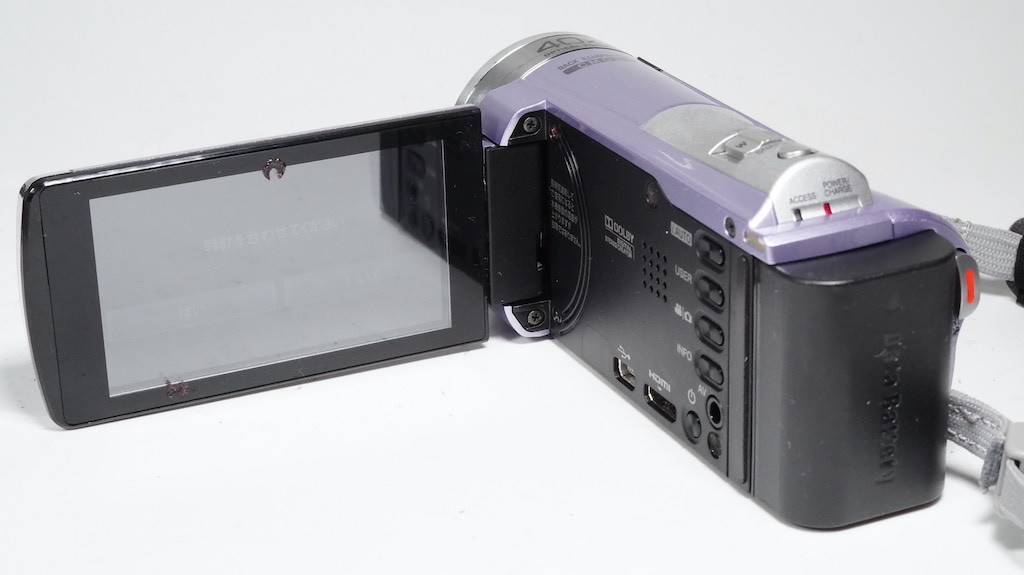 JVC Victor Everio GZ-HM33-V バイオレット元箱 1週間保証/9203