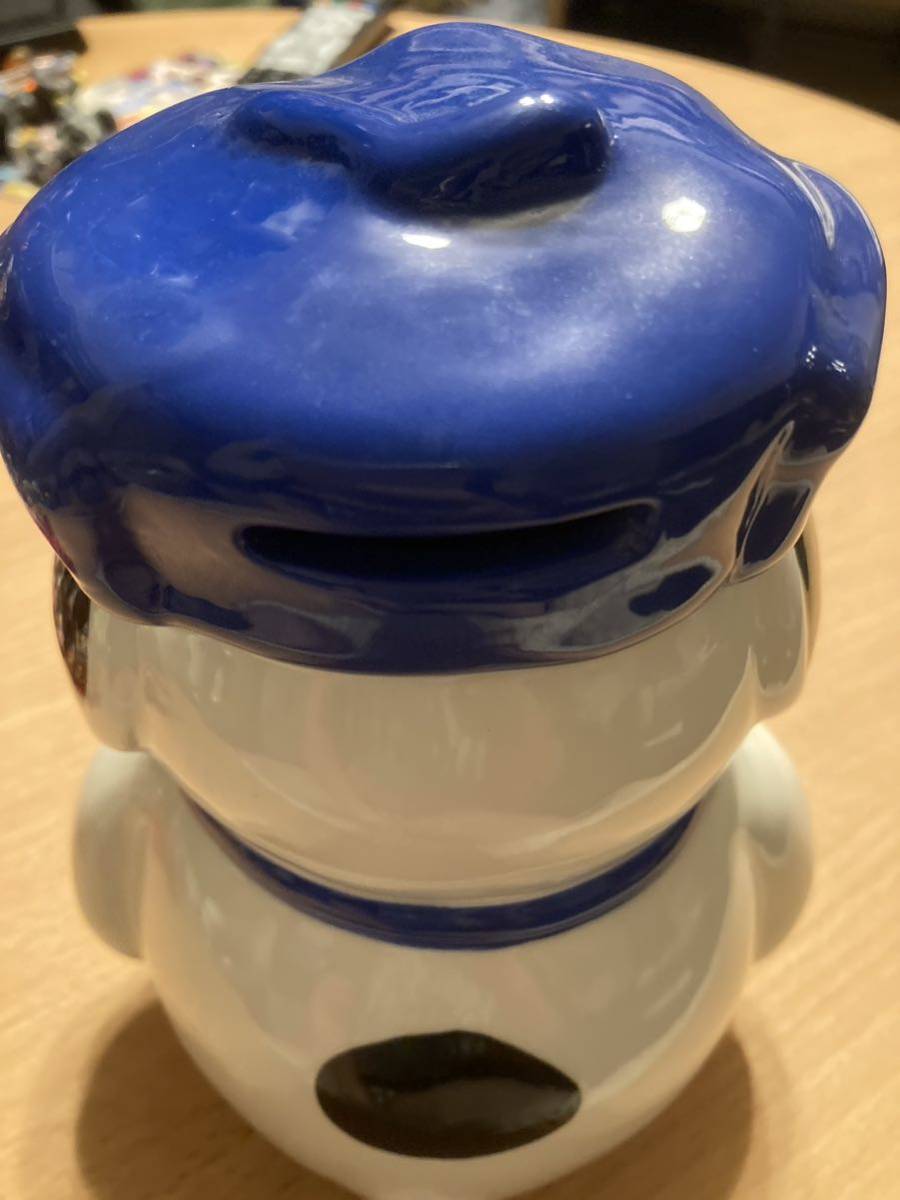 ピーナッツ スヌーピー オラフ 貯金箱 陶器 SNOOPY アンティーク