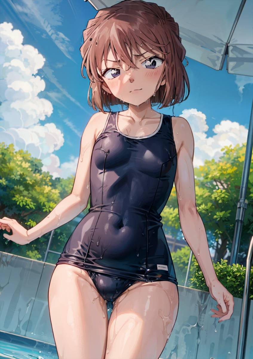 ☆名探偵コナン：灰原哀 1☆イラスト 特殊印刷 オリジナル 同人 グッズ
