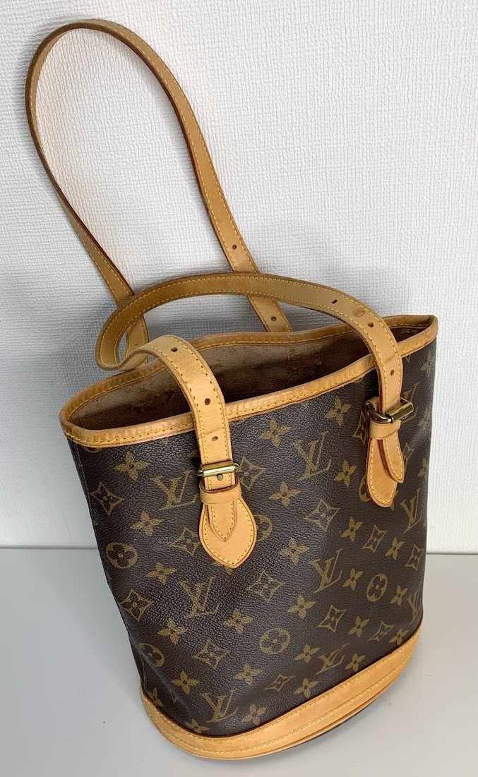 Louis Vuitton ルイヴィトン　モノグラム　プチバケット □LOUIS VUITTON ルイ・ヴィトン モノグラム プチ・バケット M42238