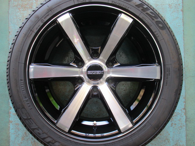 ESSEX EC-18 18x7.5J +38 PCD139.7/6H トーヨー H20 225/50R18 200系 ハイエース エセックス