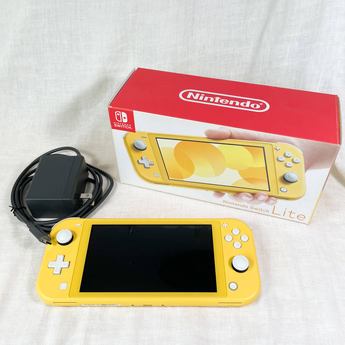 Nintendo Switch Lite イエロー 本体 元箱 純正充電器付き