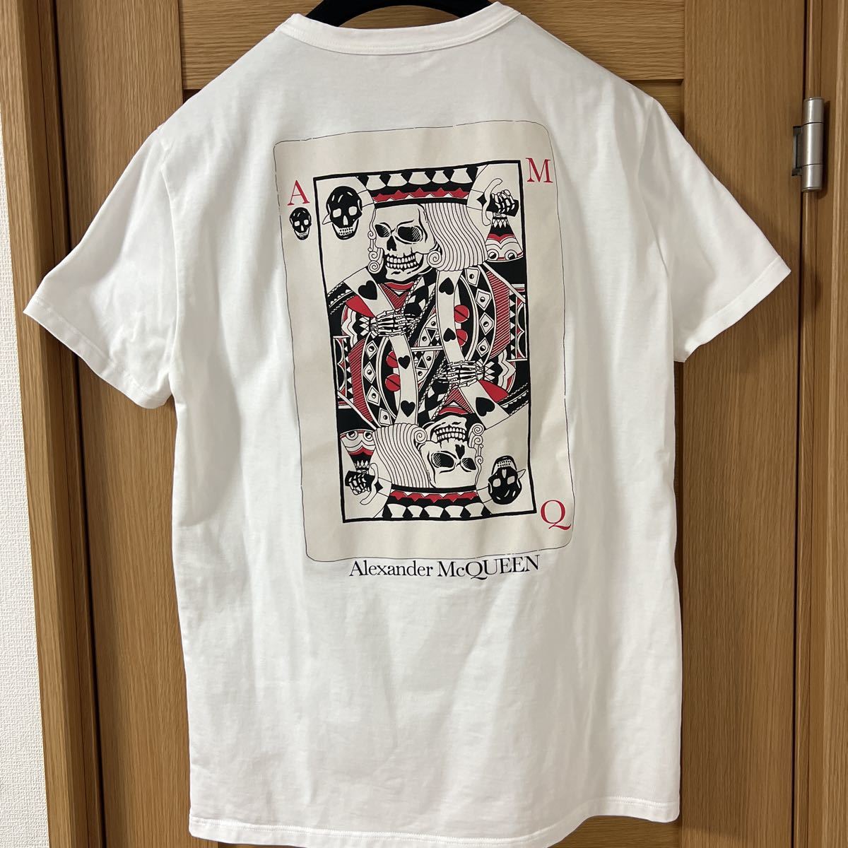 定価8万円] アレキサンダー マックイーン ロゴT シャツ トランプ 