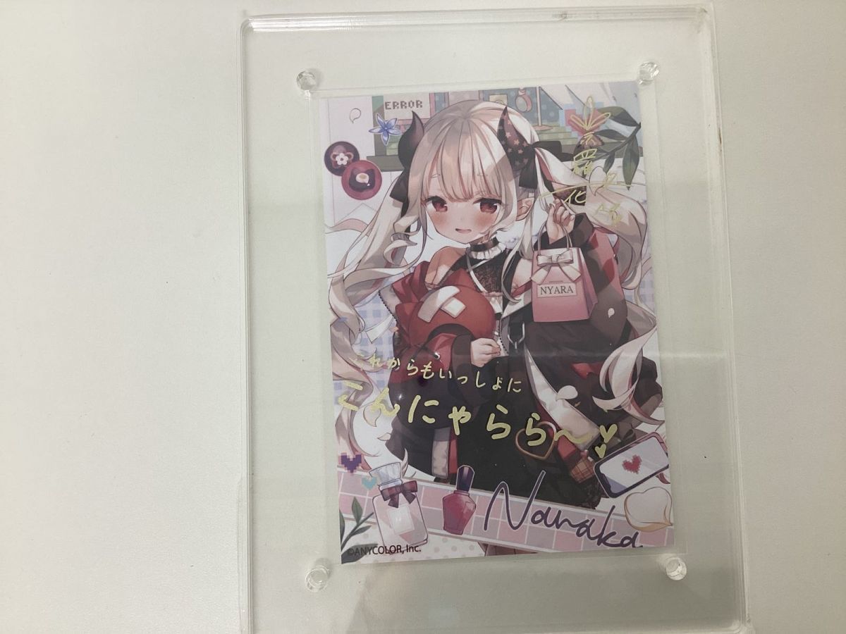 現状】Vtuber にじさんじ 奈羅花 誕生日グッズ2022 キャンバスパネル 