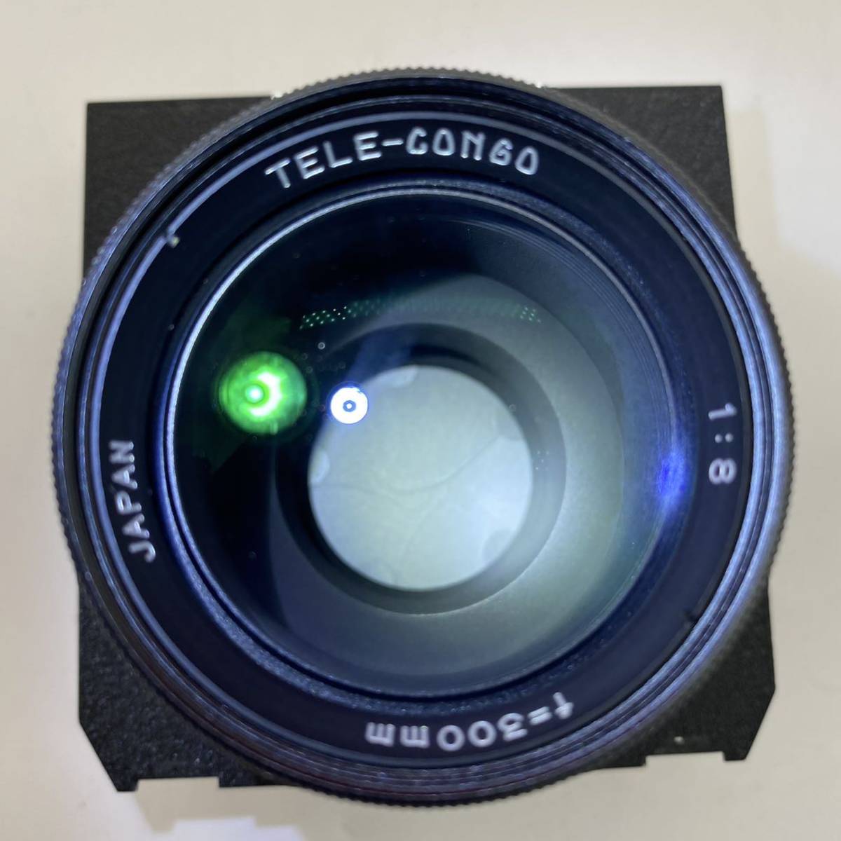 ◇A TELE-CONGO F8 308mm 大判カメラ用レンズ シャッターOK コンゴー 