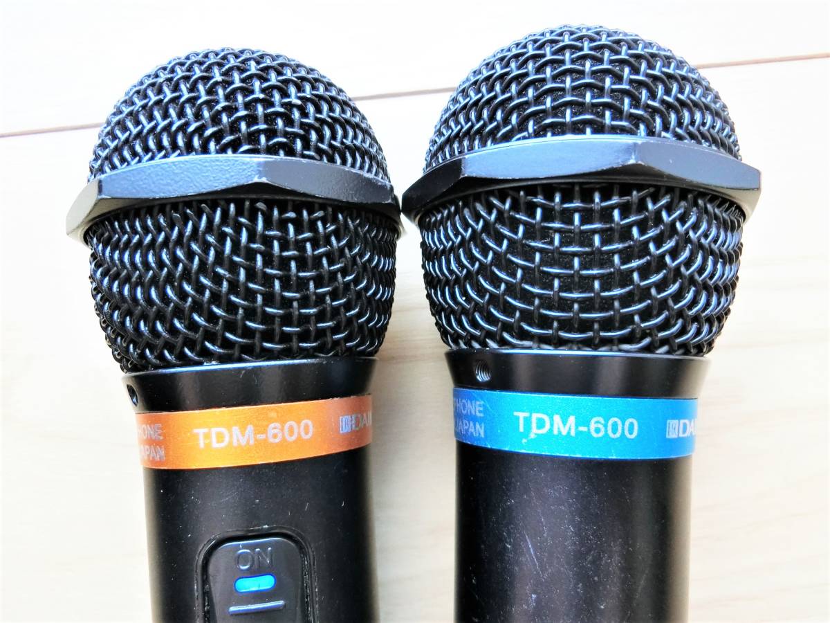 新品未使用 ワイヤレスマイク 赤外線 TDM-600A TDM700A 2本セット 第一